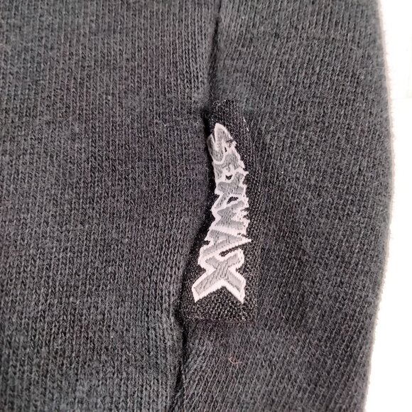 Mr. Zogs Sex Wax Men Hoodie M Black Surf Style Fleece Logo Long Sleeve - Picture 4 of 13